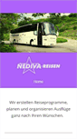 Mobile Screenshot of nediva-reisen.com